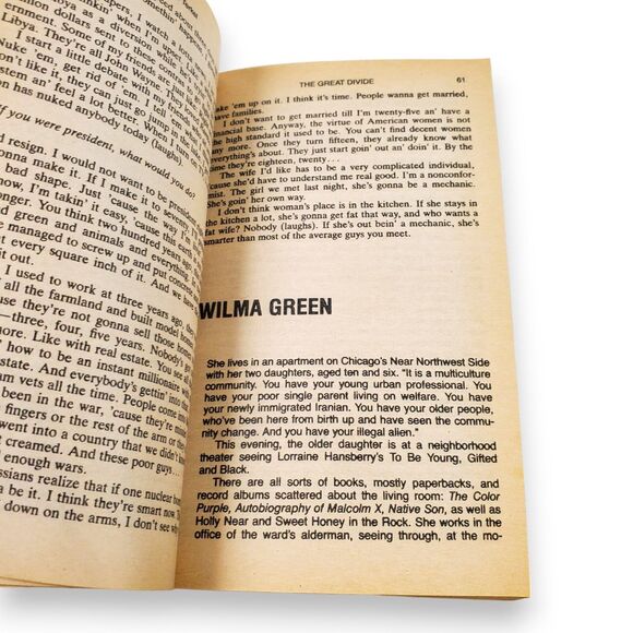 Vintage 1989 The Great Divide by Studs Terkel Paperback Book 1st Avon Edition - Picture 12 of 15